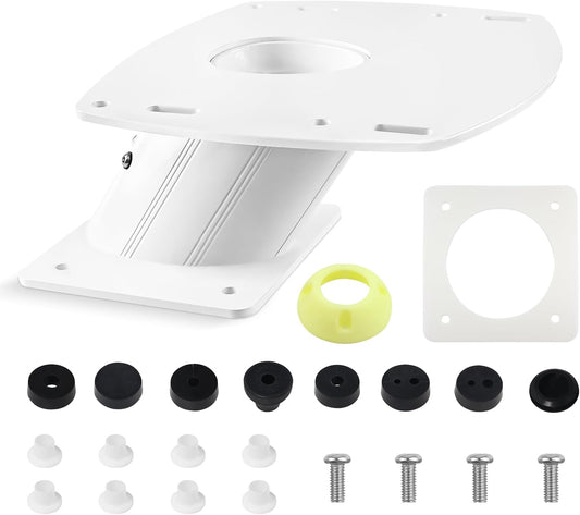 Aluminum Radar Mount 6" Forward Leaning - Garmin/Raymarine/Simrad