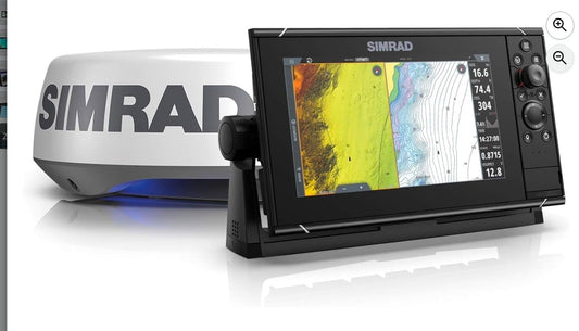 Simrad NSS Evo3S 9", 12" and 16" Multifunction Fish Finder Chartplotter with Preloaded C-MAP US Enhanced Charts