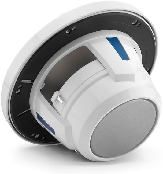 JL Audio M6 Series 6.5" Marine Coaxial Speakers w/Gloss White Classic Grille - M6-650X-C-3Gw
