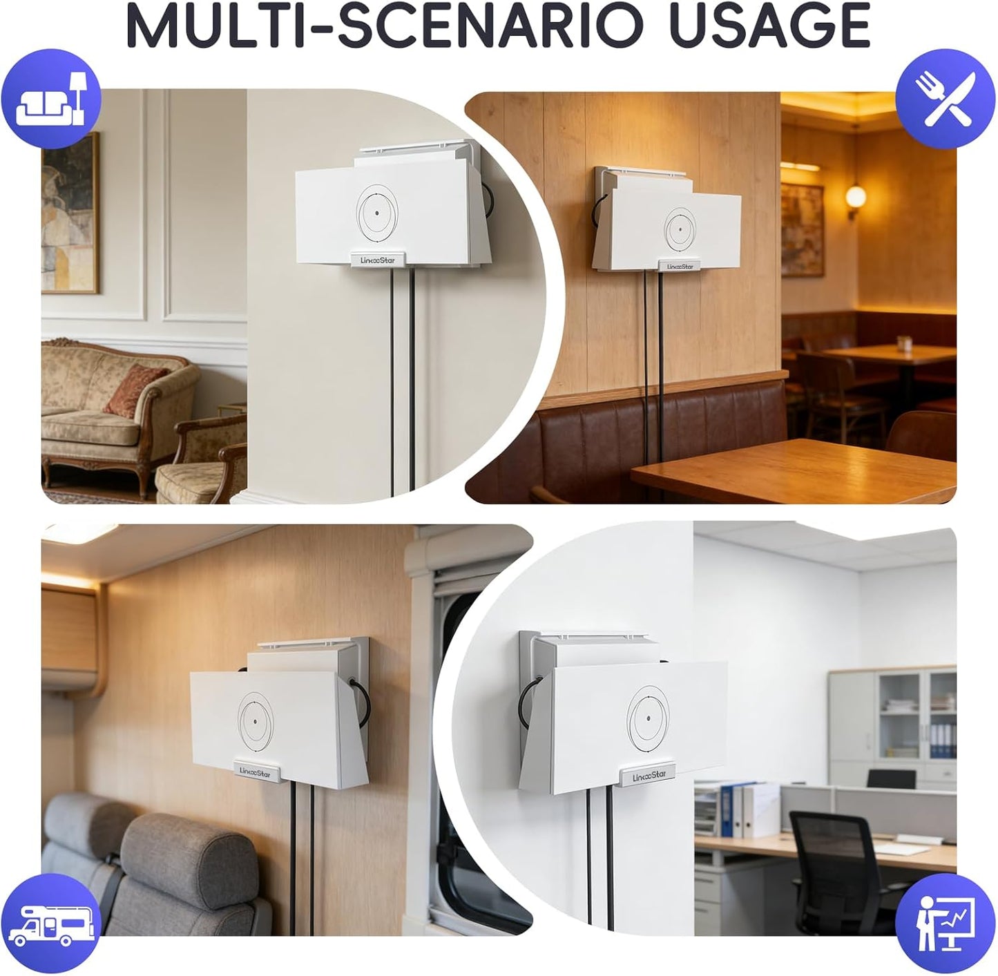 Starlink Gen 3 Router Mount, All in One Starlink Wall Mount