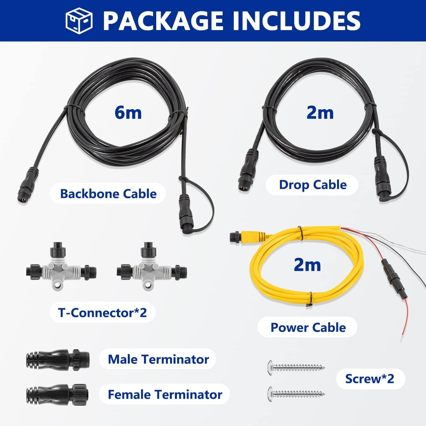 Garmin NMEA 2000 Backbone Starter Kit with Drop Cables