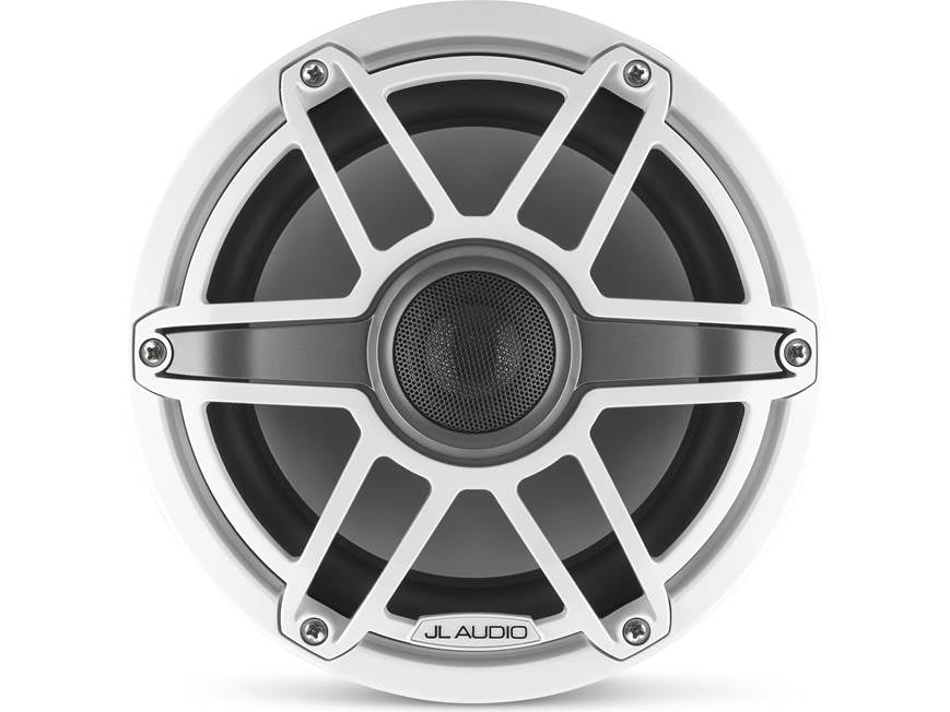 JL Audio M6 Series 8.8" Marine Coaxial Speakers w/Gloss White Sport Grille - M6-880X-S-GwGw [010-03078-00]