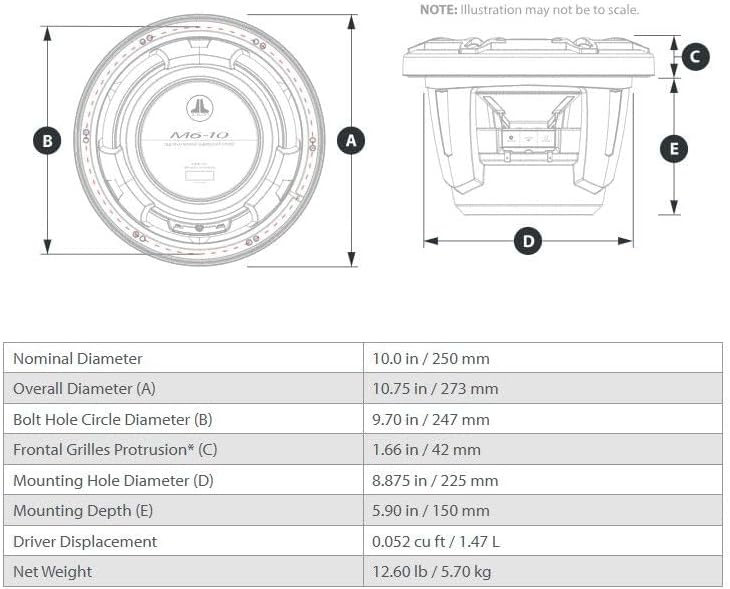 JL Audio M6 10" Marine Subwoofer w/Gloss White Sport Grille - M6-10W-S-GwGw-4 [010-03488-00]