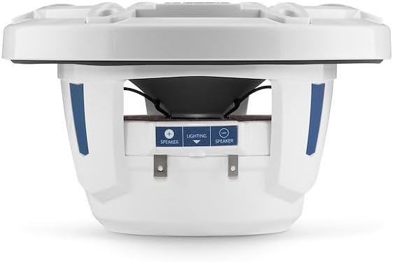 JL Audio M6 Series 6.5" Marine Coaxial Speakers w/Gloss White Sport Grille - M6-650X-S-GwGw [010-03090-00]
