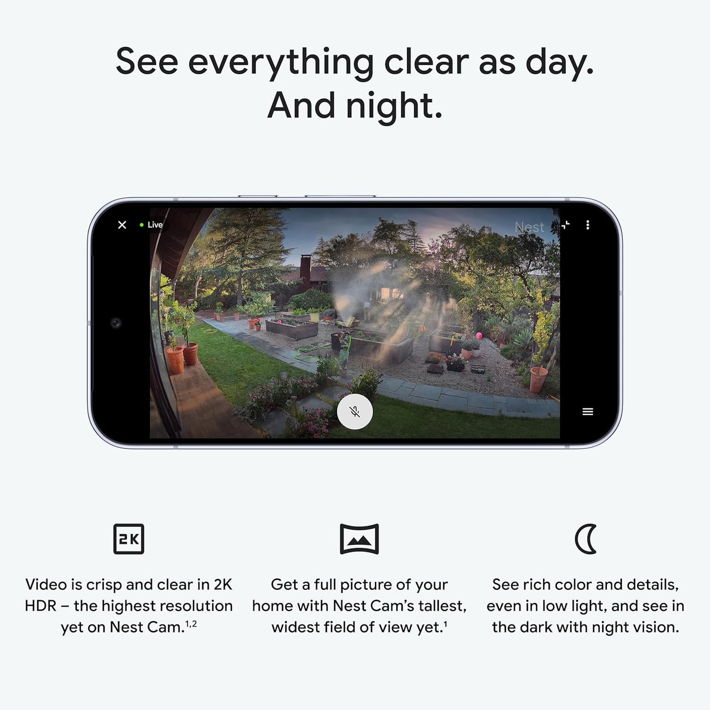 Google Nest Cam (Wired) 2-Pack Indoor/Outdoor Security Camera