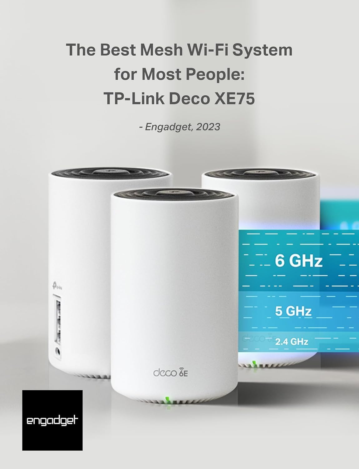 TP-Link Deco XE75 Pro WiFi 6E Mesh System 3-Pack