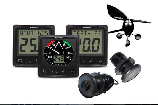 Raymarine i50/i60 Wind, Speed, Depth System Pack w/Transducers