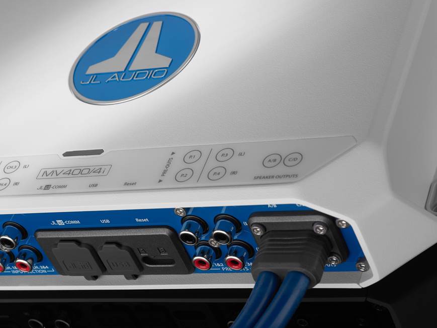 JL Audio MVI Series 400w 4 Channel Full-Range Amplifier w/Integrated DSP - MV400/4i [010-03337-00]
