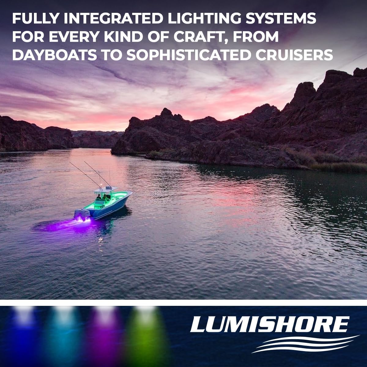 Lumishore RGBW SMX94 Color Select Underwater Light