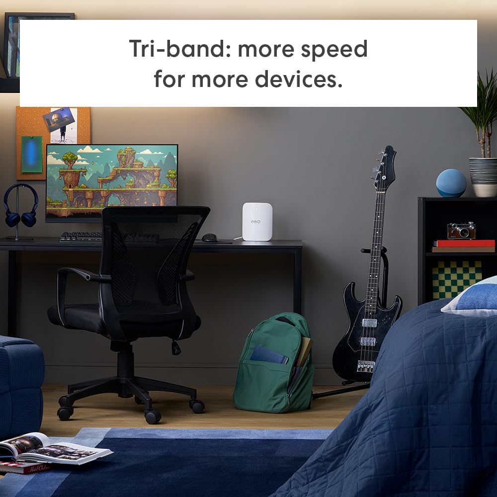Amazon eero Pro 7 tri-band mesh Wi-Fi 7 router (newest model)