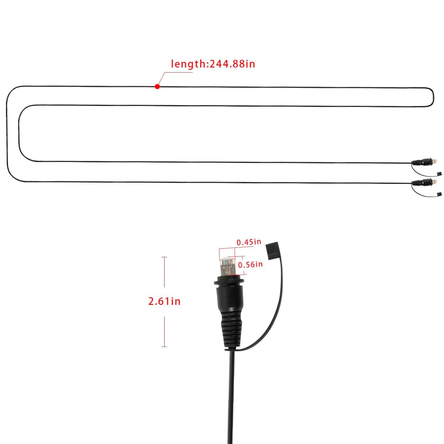 Garmin Marine Network Cable 4-Meter for GPSMAP/ECHOMAP/Radar
