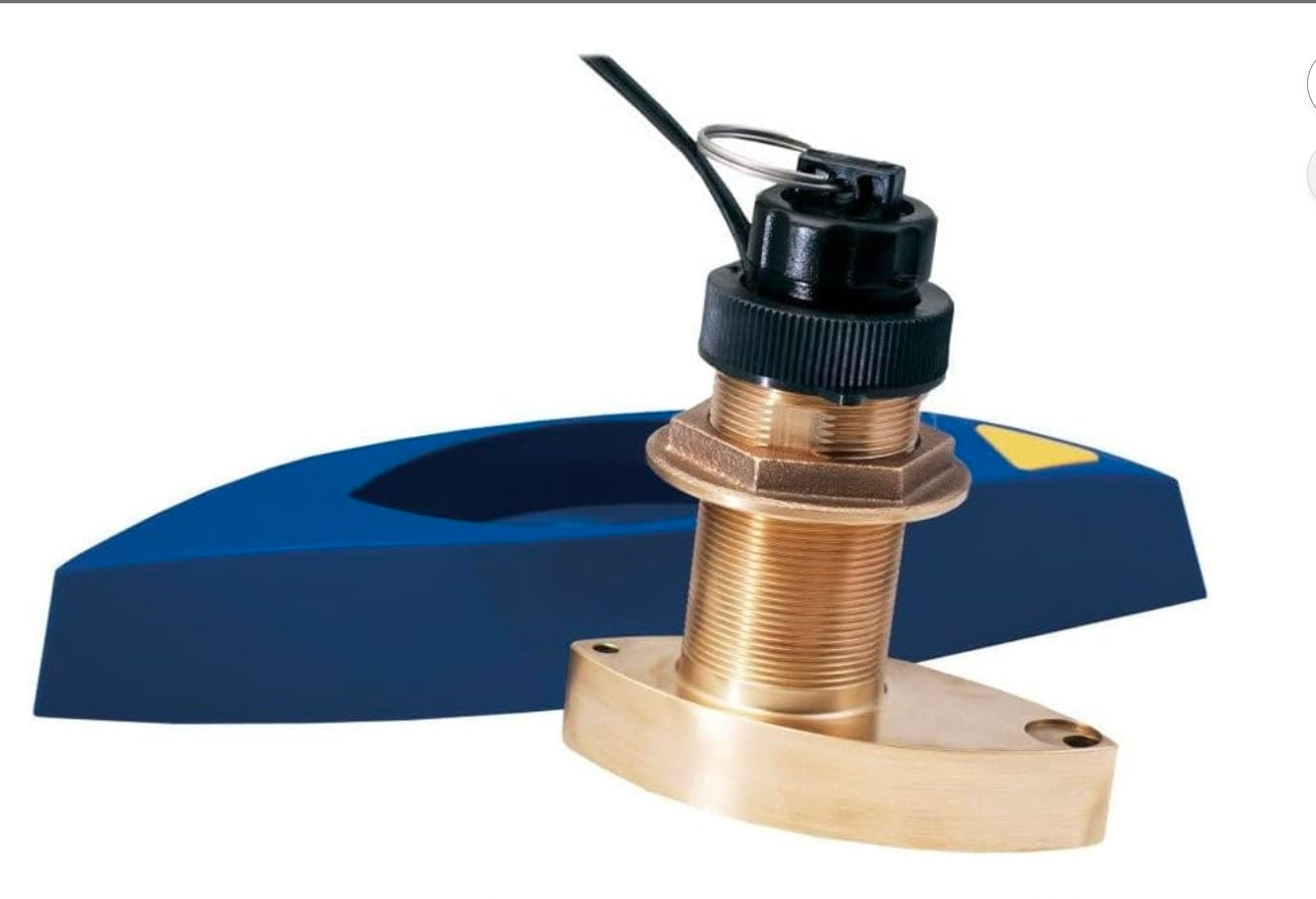 Garmin 0101018322 50/200KHz S/T, BRZ Thru-Hull Xdcr, 8 Pin
