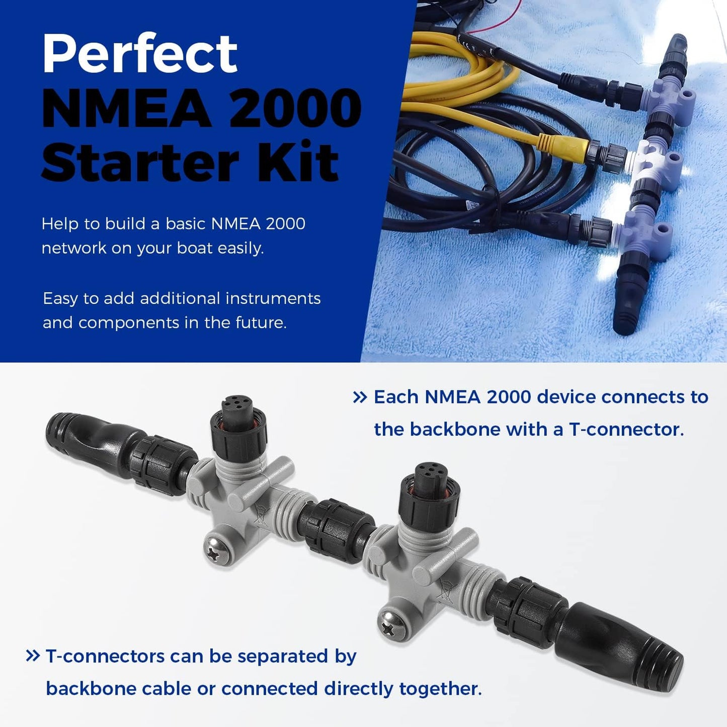 Garmin NMEA 2000 Backbone Starter Kit with Drop Cables