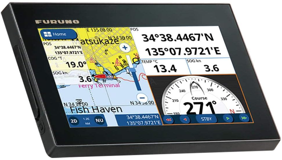 Furuno GP1871F 7" GPS Chartplotter/Fishfinder with CHIRP