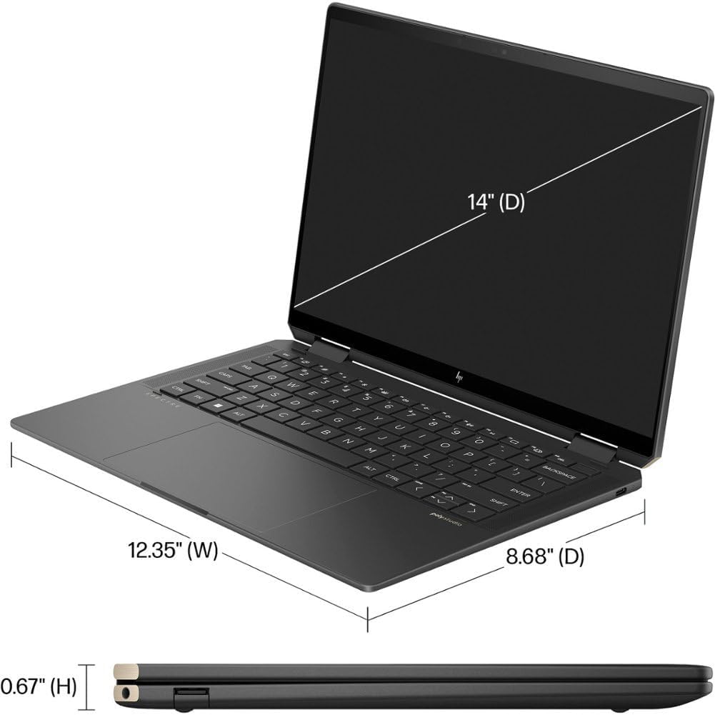 HP Spectre x360 14" 2K8 OLED 2-in-1 Laptop Intel Core Ultra 7