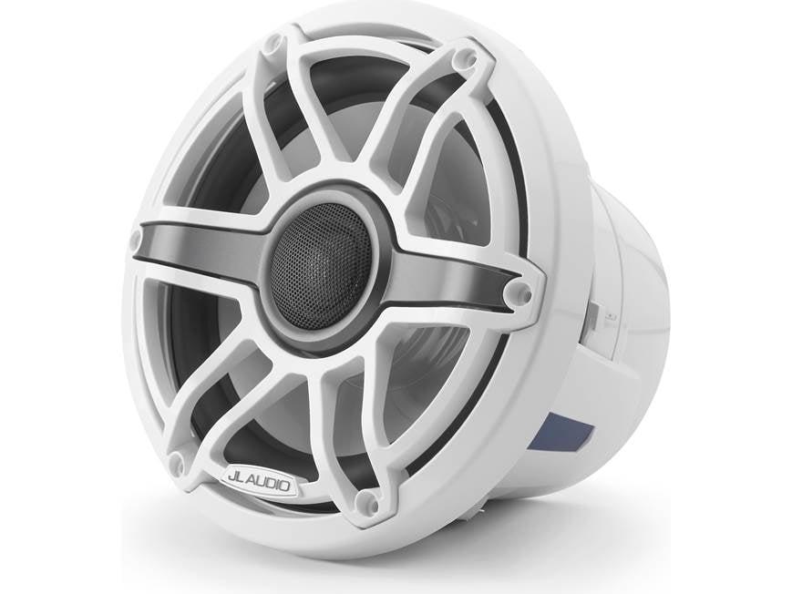 JL Audio M6 Series 8.8" Marine Coaxial Speakers w/Gloss White Sport Grille - M6-880X-S-GwGw [010-03078-00]