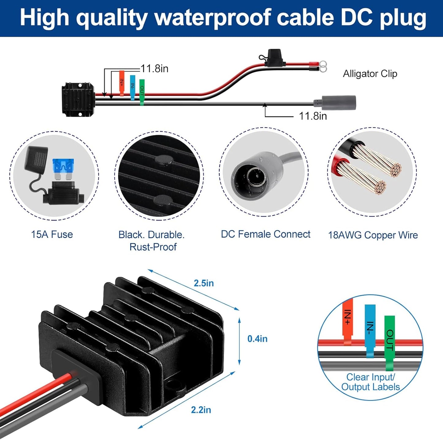 Starlink Mini 12V Adapter,