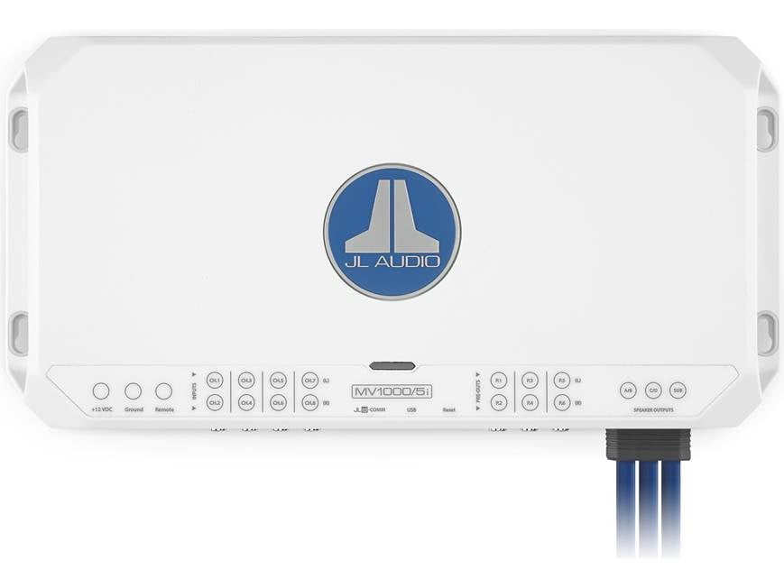 JL Audio MV1000/5i 5-Channel Marine Amplifier with Digital Signal Processing