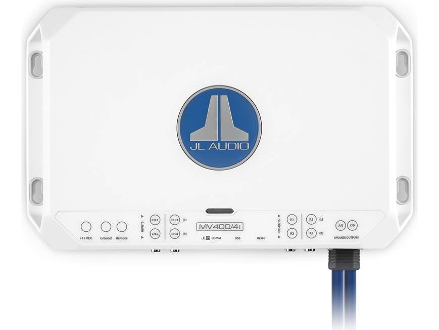 JL Audio MVI Series 400w 4 Channel Full-Range Amplifier w/Integrated DSP - MV400/4i [010-03337-00]