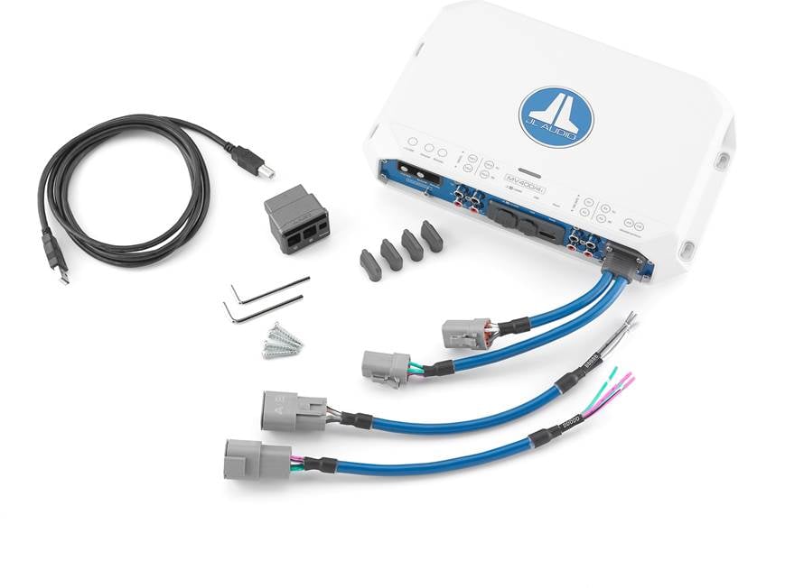 JL Audio MVI Series 400w 4 Channel Full-Range Amplifier w/Integrated DSP - MV400/4i [010-03337-00]