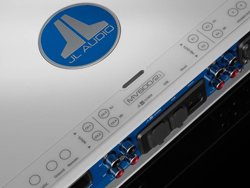 JL Audio MVI Series 600w 2 Channel Full-Range Amplifier w/Integrated DSP - MV600/2i [010-03336-00