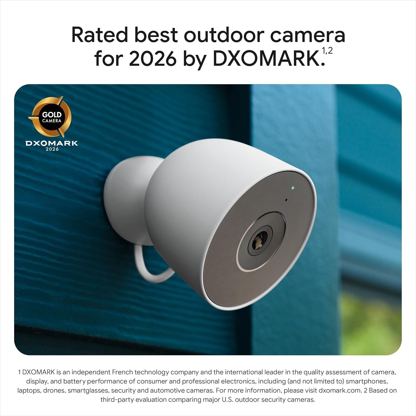 Google Nest Cam (Wired) 2-Pack Indoor/Outdoor Security Camera