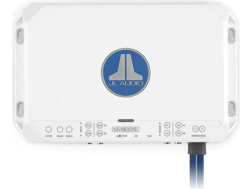 JL Audio MVI Series 600w 2 Channel Full-Range Amplifier w/Integrated DSP - MV600/2i [010-03336-00